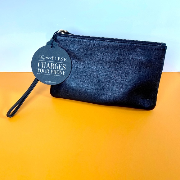 Mighty Purse by HButler - Genuine Leather Phone charging via removable battery - Picture 1 of 11